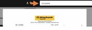 maybank housing loan statement