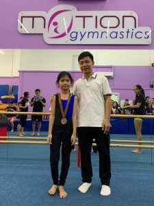 lisha joined motion gym competition