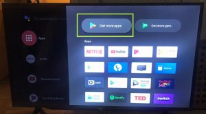 sharp aquos android tv get more apps