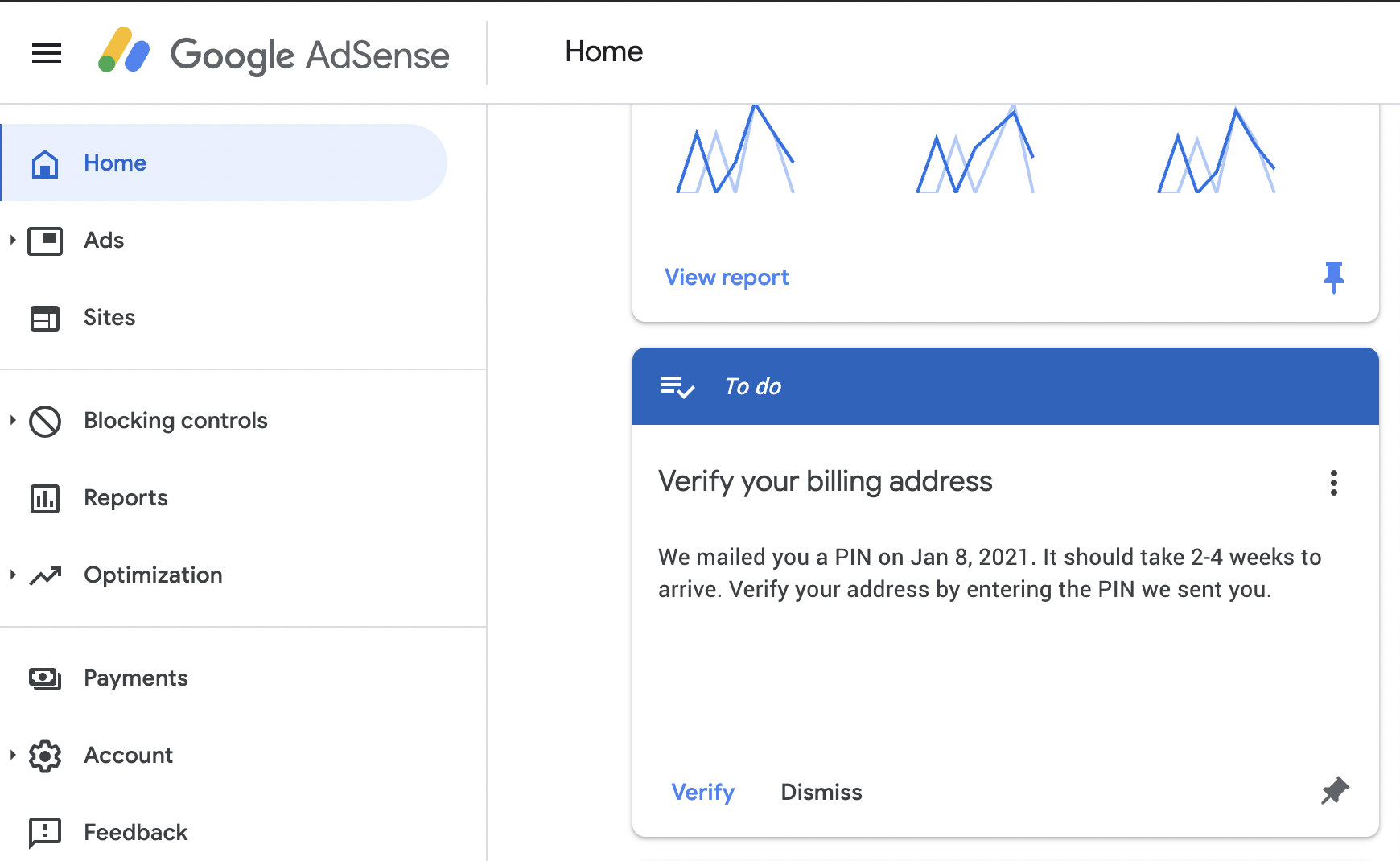 Google Adsense How to Verify PIN Address My Awesome Moments