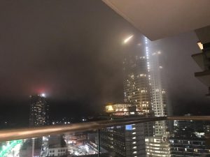 new year 2021 eve fog around 9pm