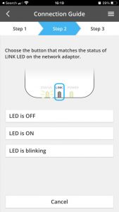 panasonic aircond wifi adaptor select link LED blinking