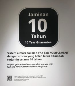 Ikea PAX Wardrobe - 1o years guarantee