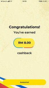MAE QR Pay Cashback RM8