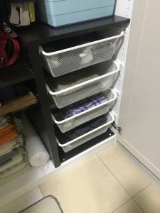 ikea pax wardrobe - L shape shelf