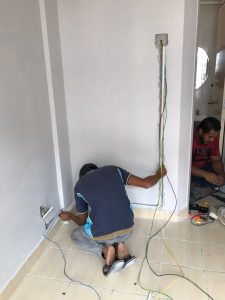 installing new wiring for water heater - taken from the plug