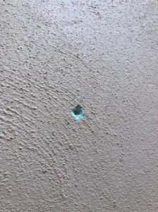 patch all holes on the walls