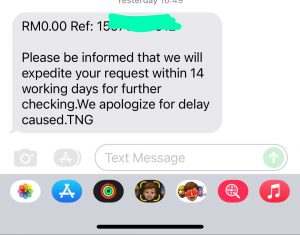 tng refund status - received sms from tng on 9 march 2022 will review request within 14 days