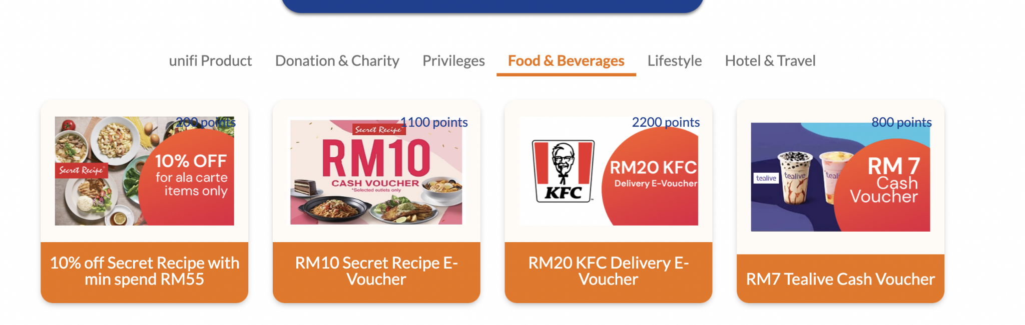 Unifi Rewards Redeem Rebate Unifi Bill Min RM1 and Max RM200 per year ...