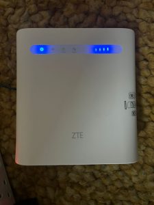 unifi ZTE wifi router LED status