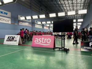 astro kem badminton 2022 - penerangan kepada peserta badminton