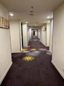 hotel mercure penang corridor to the room