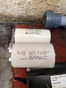 old and new capacitor