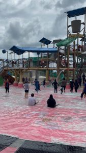 adventure waterpark desaru - kids waterpark waiting for the big water drop
