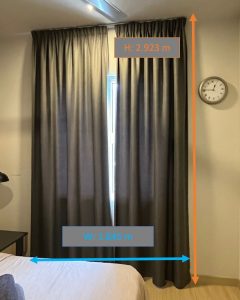 windmill upon hills - 2nd bedroom curtain measurement