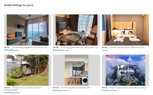 airbnb similar properties price
